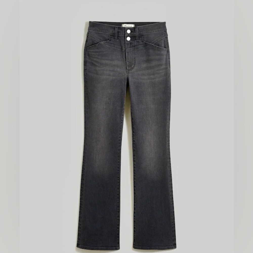 Madewell Kick Out Crop midrise jean